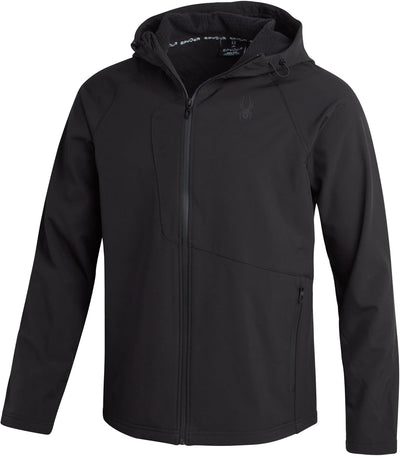 Spyder Softshell Men's Lightweight Water-Resistant Hooded Jacket