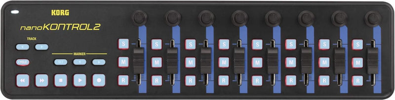 Korg NANOKNTRL2-BLYL Slim-Line USB Controller Blue/Yellow — main product image