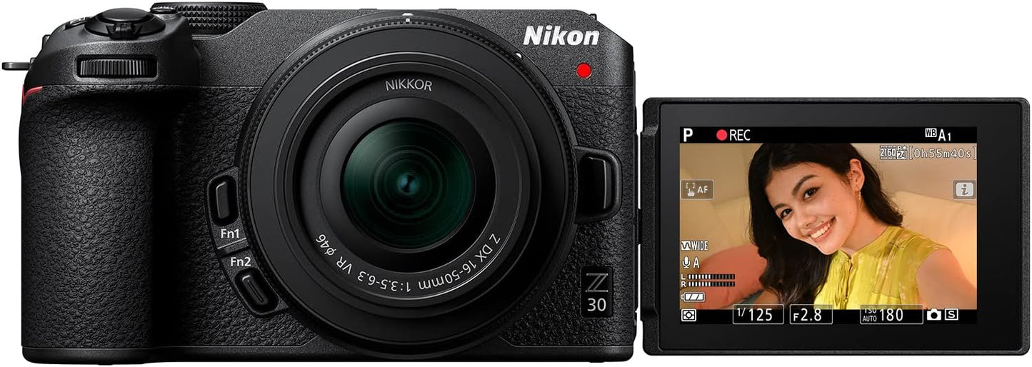 Nikon 1749 Z 30 Mirrorless Camera 16-50mm Lens Vlogging