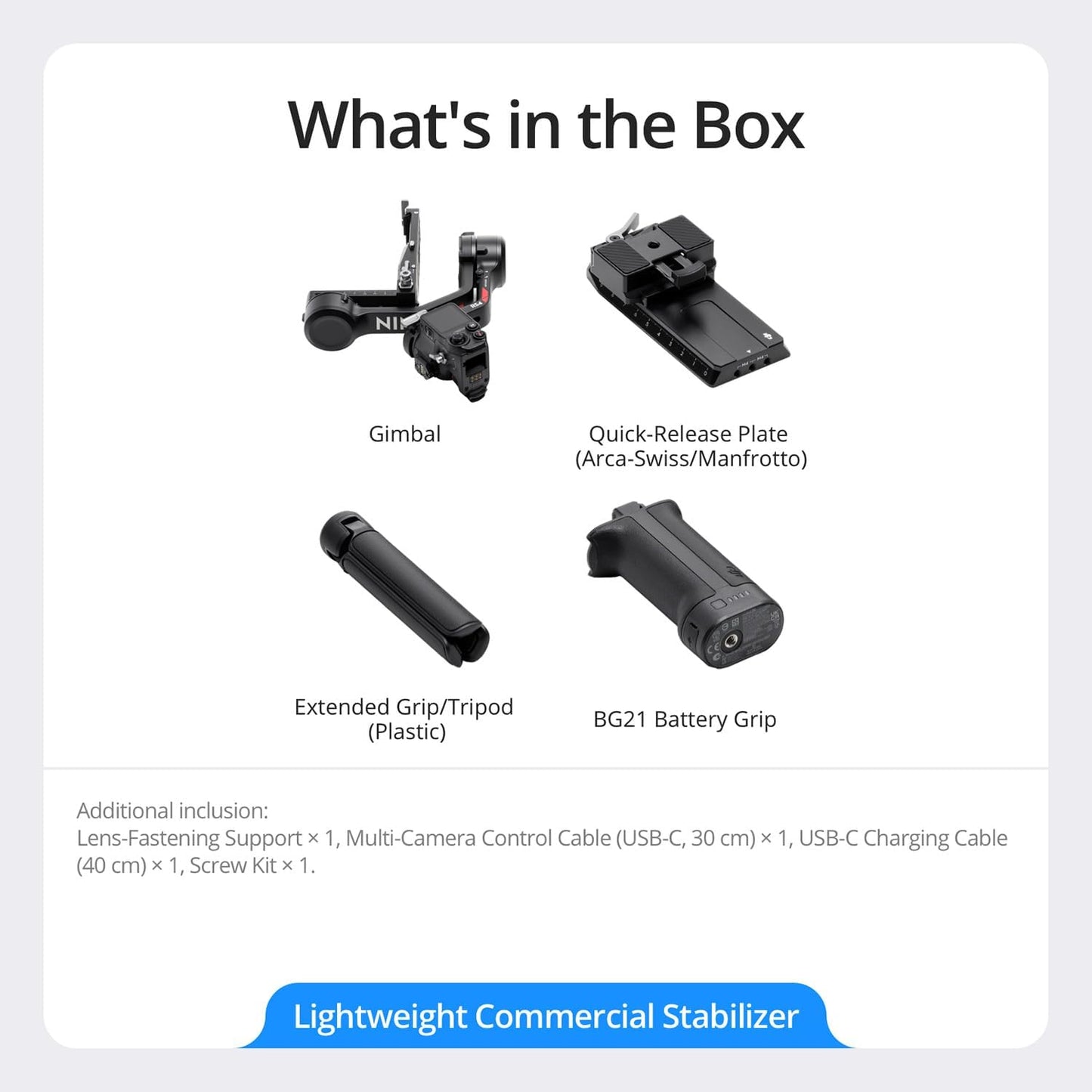 DJI E1DJIRS4 RS 4 Gimbal Stabilizer Bundle