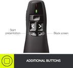 Logitech 910-001354 Wireless Presentation Remote with Laser Pointer
