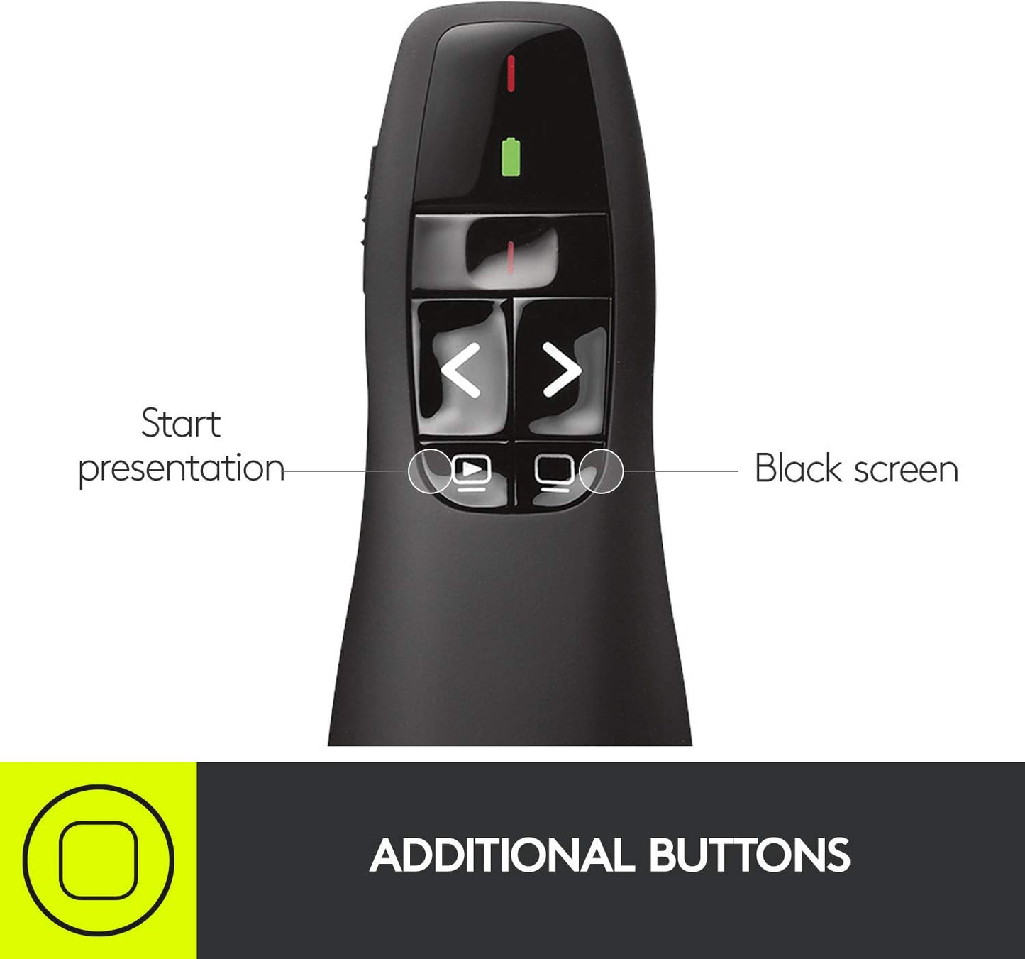 Logitech 910-001354 Wireless Presentation Remote with Laser Pointer