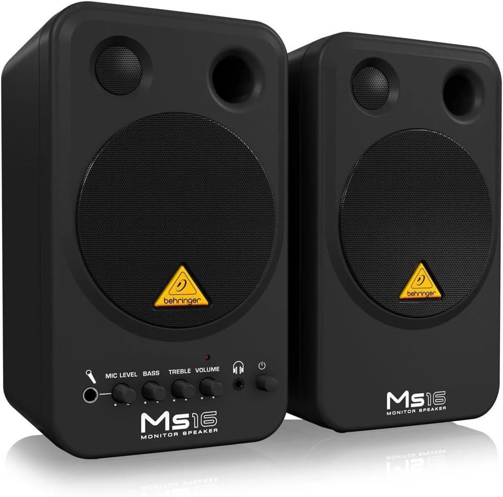 Behringer MS16 16-Watt Powered Studio Monitor System