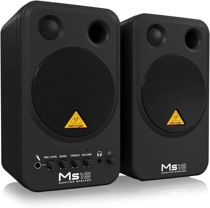 Behringer MS16 16-Watt Powered Studio Monitor System