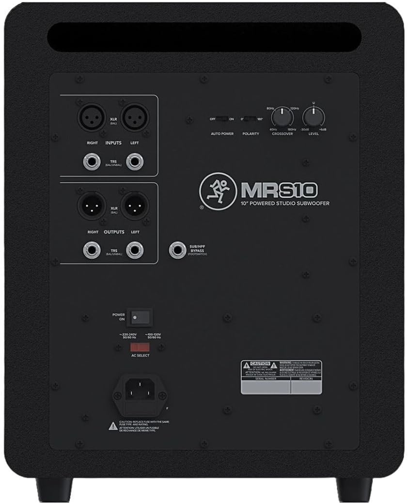 Mackie MRS10 10-Inch Powered Studio Subwoofer