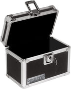 Vaultz VZ01169 Locking Index Card File - 3x5, Black