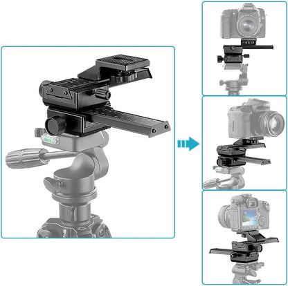 Neewer 10033981 4-Way Macro Focusing Rail Slider