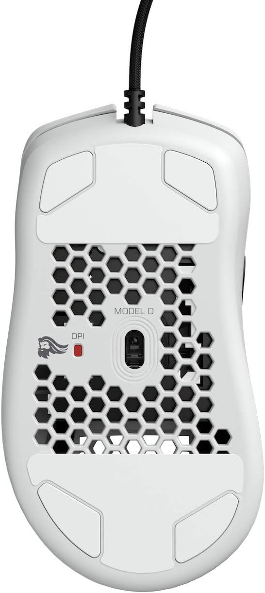 Glorious GD-WHITE Model D Gaming Mouse Lightweight Ergonomic