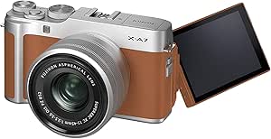 Fujifilm X-A7 Kit - Camel: Mirrorless Camera w/XC15-45mm Lens