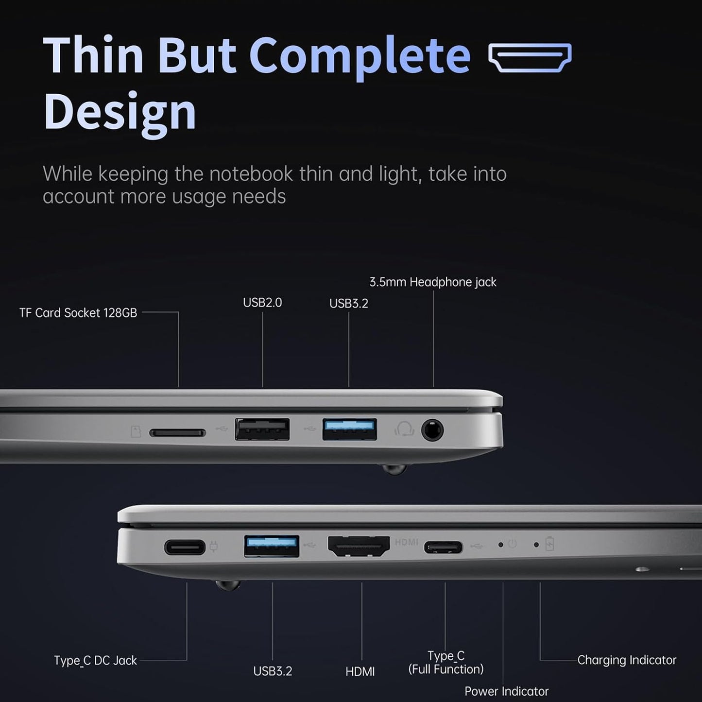 AOC MX16 AI Laptop Intel Ultra5 1TB SSD