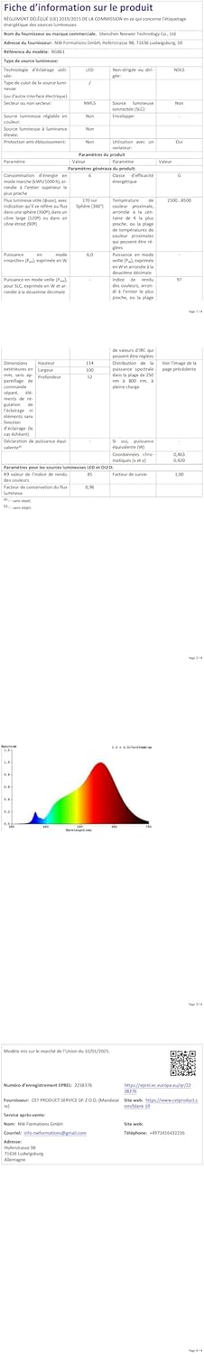 Neewer 10100577 RGB Magnetic LED Video Light