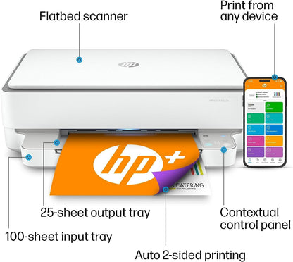 HP ENVY 6055e Renewed Wireless All-in-One Printer HP+