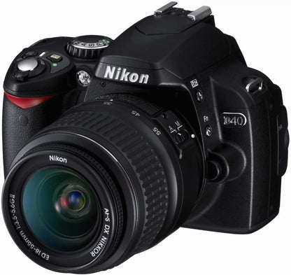 Nikon D40 6.1MP Digital SLR Camera 18-55mm Lens Renewed
