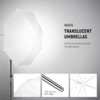 Neewer 10103701 400W Photography Lighting Kit Umbrellas LED
