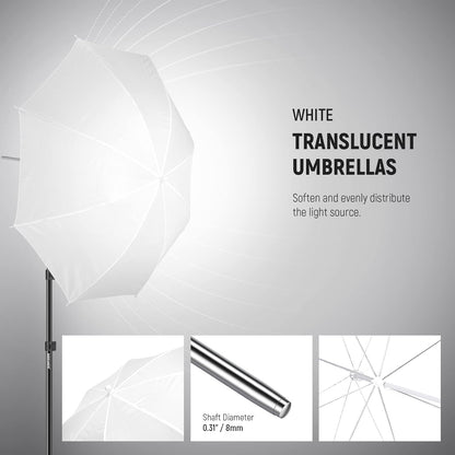 Neewer 10103701 400W Photography Lighting Kit Umbrellas LED