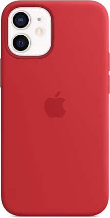 Apple iPhone 12 Mini RED Silicone MagSafe Case — main product image