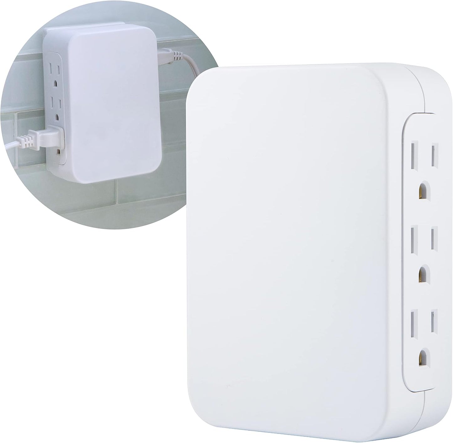 GE 10353 Pro 6-Outlet Side Access Surge Protector