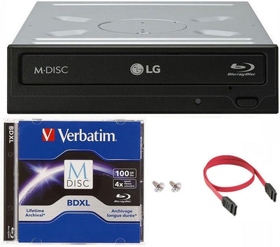 LG WH14NS40 16X Blu-ray BDXL Internal Burner Bundle