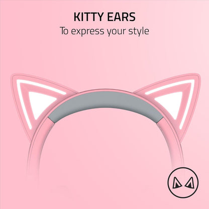 Razer RZ04-04730100-R3U1 Kraken Kitty V2: Pink RGB Headset