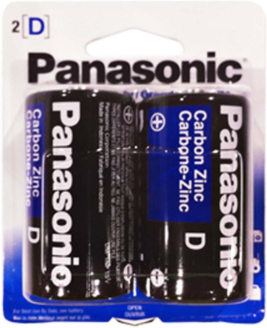 Panasonic UM-1NPA/2B D Heavy Duty Batteries 2-Pack