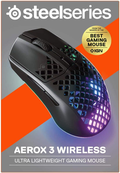 SteelSeries Aerox 3 Wireless Lightweight Gaming Mouse