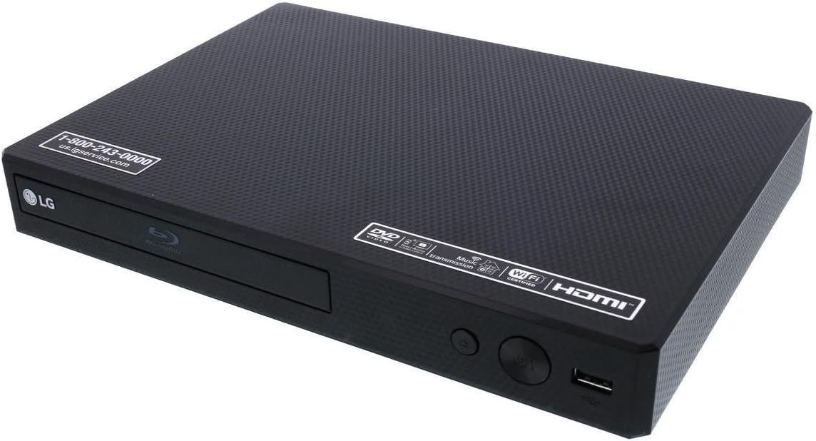 LG BP350 Blu-ray Player Streaming Wi-Fi Black