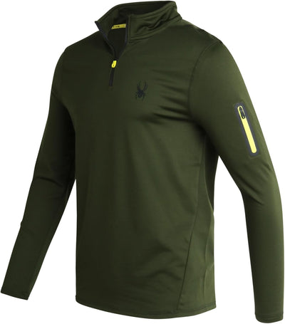 Spyder Quarter Zip Long Sleeve Active Shirt