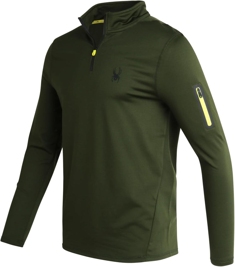 Spyder Quarter Zip Long Sleeve Active Shirt — main product image