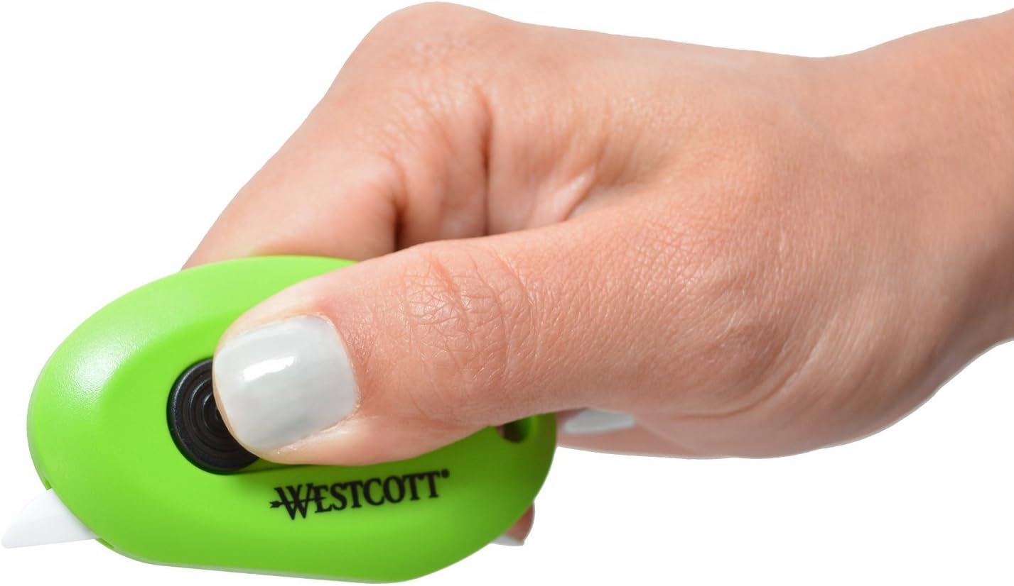 Westcott Mini Ceramic Safety Blade Cutter Green