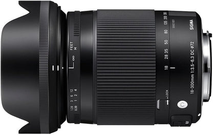 Sigma 18-300mm Contemporary Macro Lens for Canon Bundle