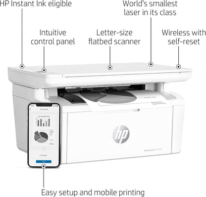 HP M140w Laserjet MFP Wireless All-in-One Printer Renewed