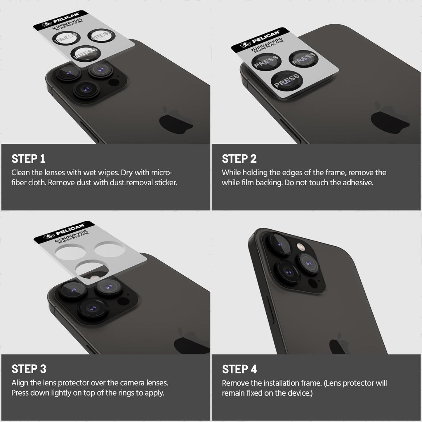 Pelican iPhone 15 Pro Max Camera Lens Protector