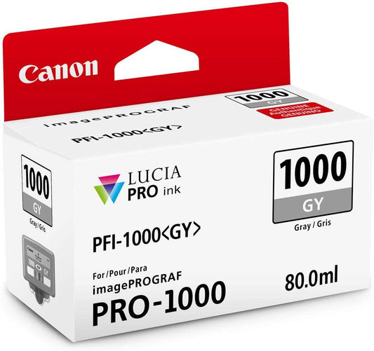 Canon 0552C002 Lucia PRO PFI-1000 Gray Ink Tank