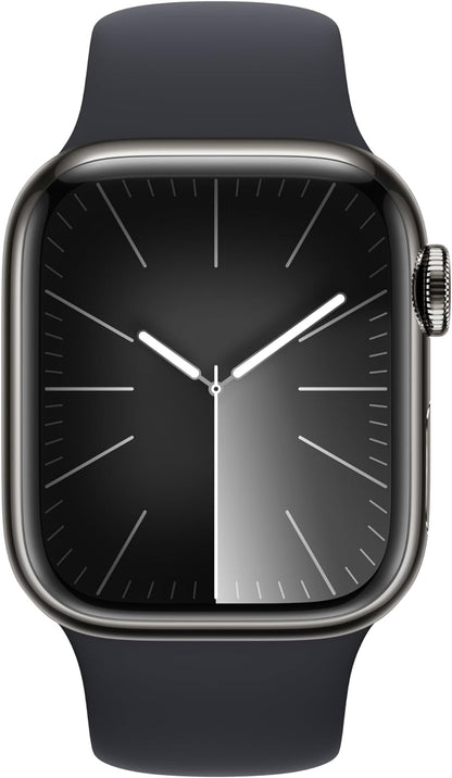 Apple MRJ93LL/A Watch Series 9 41mm GPS + Cellular Graphite Stainless Steel