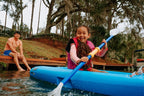 Pelican Solo Youth Kayak: 6ft Sit-on-Top Kids Kayak with Flag