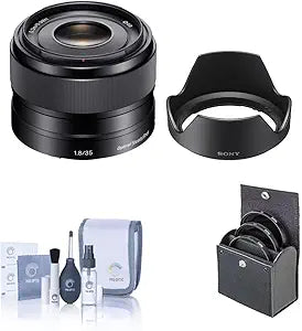 Sony E 35mm f/1.8 OSS Prime Lens Bundle