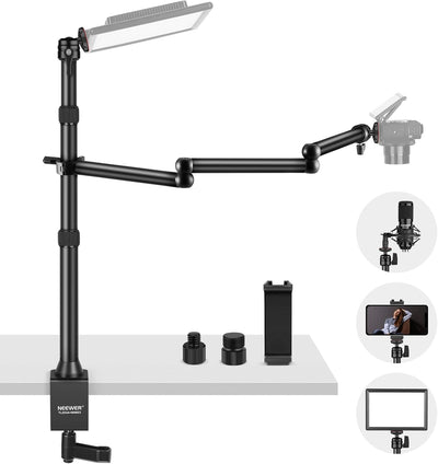 Neewer 10101836 Table Camera Mount Stand with Flexible Arm