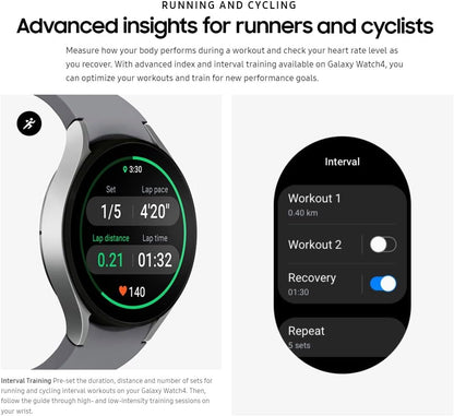 Samsung Galaxy Watch4 44mm GPS Bluetooth LTE Renewed