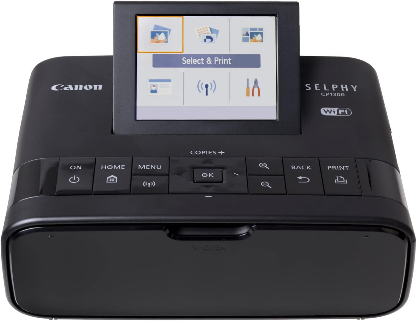 Canon CP1300 Photo Printer Bundle, Wireless Compact, Black