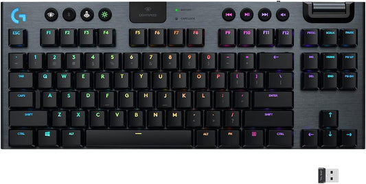 Logitech G915 TKL Wireless RGB Gaming Keyboard Clicky Renewed