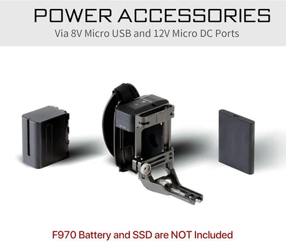 Tilta TA-SH1-97-G Side Power Handle for BMPCC Camera Cage (F970)