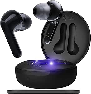 LG HBS-FN6 Tone Wireless Earbuds Meridian Sound Qi Charging