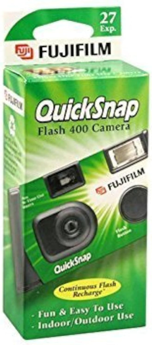 Fujifilm LYSB010VWH98M-ELECTRNCS QuickSnap Disposable Camera 4-Pack