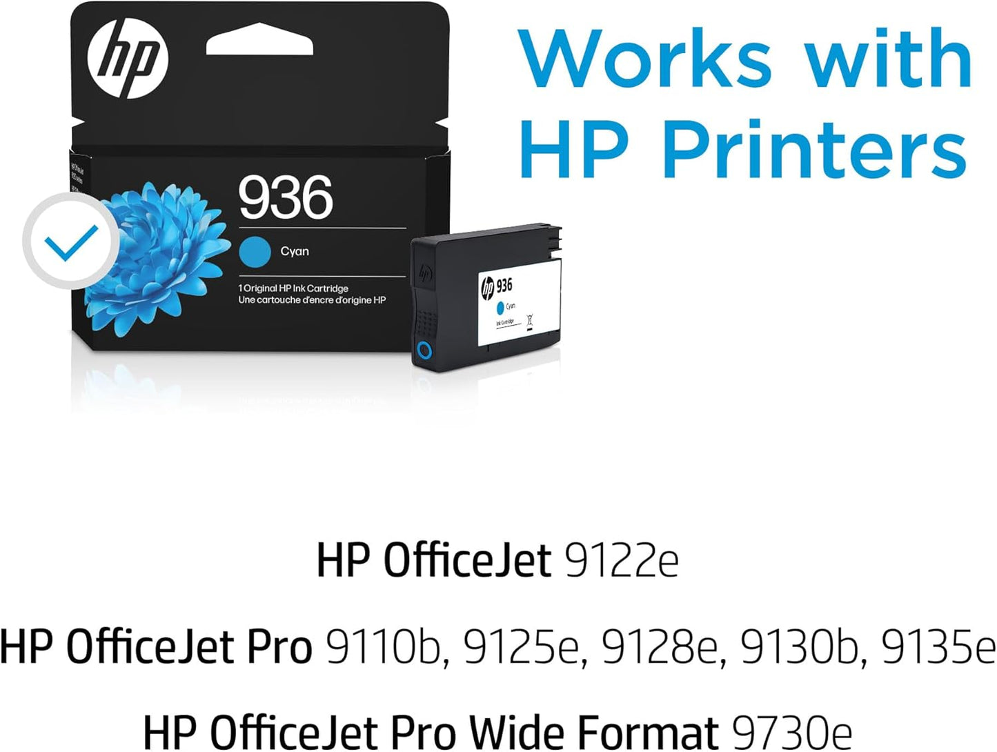 HP 4S6U9LN 936 Cyan OfficeJet Ink Cartridge