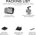 Tilta TA-T16-A-B Camera Cage Basic Kit FX3/FX30 V2 Black