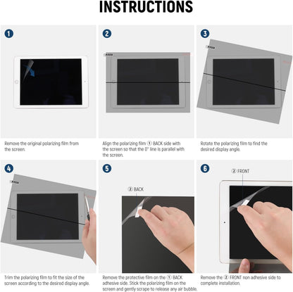 Neewer 10102617 Polarizing Film 8.3" x 11.7" Sheet 2-Pack
