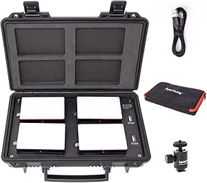 Aputure MC 4-Light Travel Kit RGBWW LED