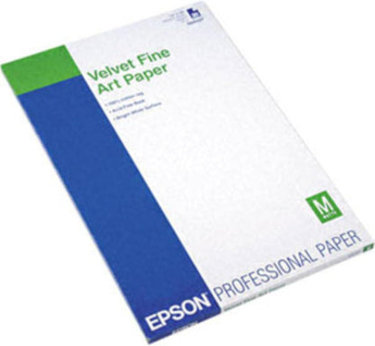 Epson S041637 Velvet Fine Art Paper 13x19