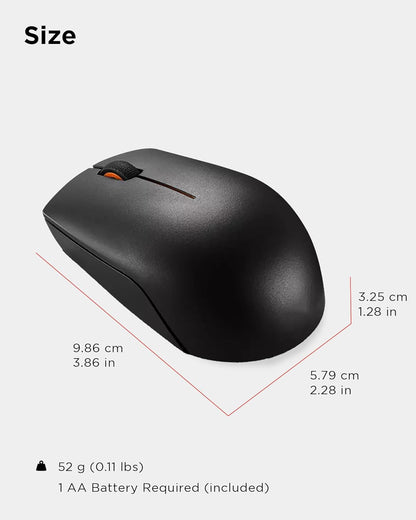 Lenovo 300 Wireless Mouse Black GX30K79402