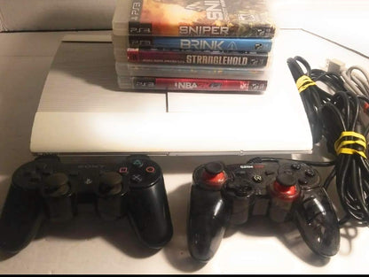 Sony CECH-4012 PlayStation 3 PS3 Slim 500GB Console (White)